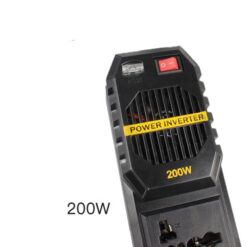 Alternative view of Invertor de Tensiune Auto, Linomag®, Dc/Ac 12v/220v, Adaptor priza EU/UK/USA/AU, 4xUSB 2.1, Negru