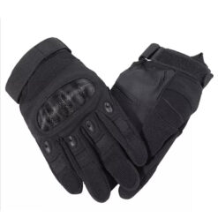 Alternative view of Manusi Tactice Combat, Touchscreen, Microfibra/Piele Eco, marime L, Negru