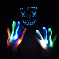Alternative view of Manusi LED pentru adulti, Linomag®, 5 culori / 6 moduri de iluminare, Multicolor