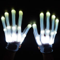 Alternative view of Manusi LED pentru adulti, Linomag®, 3 moduri de iluminare, Efect radiografie, Alb