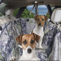 Alternative view of Husa auto de protectie bancheta pentru transport animale, Linomag®, pentru caini si pisici, Impermeabila, Antialunecare, Multicolor, 145 x 130 cm