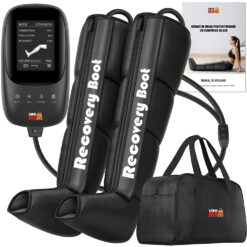 Aparat pentru masaj picioare profesional, Linomag®, Drenaj limfatic, Presopunctura, Refacere musculara, Masaj circulator, Masaj relaxare, 8 camere compresie cu aer,  8 niveluri de intensitate, 3 moduri de masaj