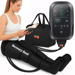 Aparat masaj pentru picioare profesional cu compresie de aer, Linomag®, Drenaj limfatic, Presopunctura, Refacere musculara, Masaj circulator, Masaj relaxare, 10 camere compresie cu aer, 11 niveluri de intensitate, 3 moduri de masaj